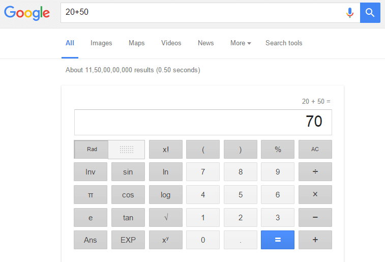 Google tricks