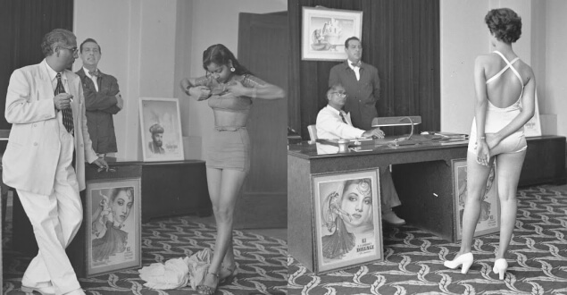 21 Rare Photos Which Shows How Bollywood Auditions Were Done In 1951